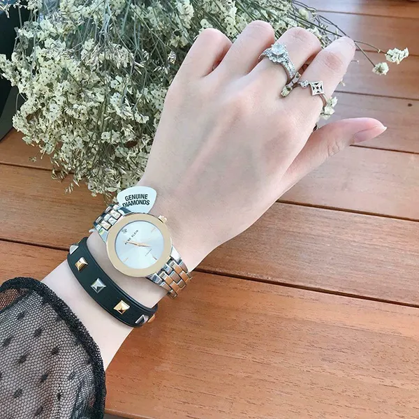 Đồng Hồ Anne Klein Nữ AK/1931SVTT Dây Kim Loại Màu Demi (Vàng-Bạc) - Đồng hồ - Vua Hàng Hiệu