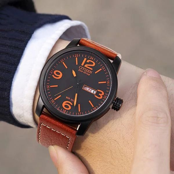 Đồng hồ Nam Citizen Eco Drive BM8475-26E Dây Da - Đồng hồ - Vua Hàng Hiệu