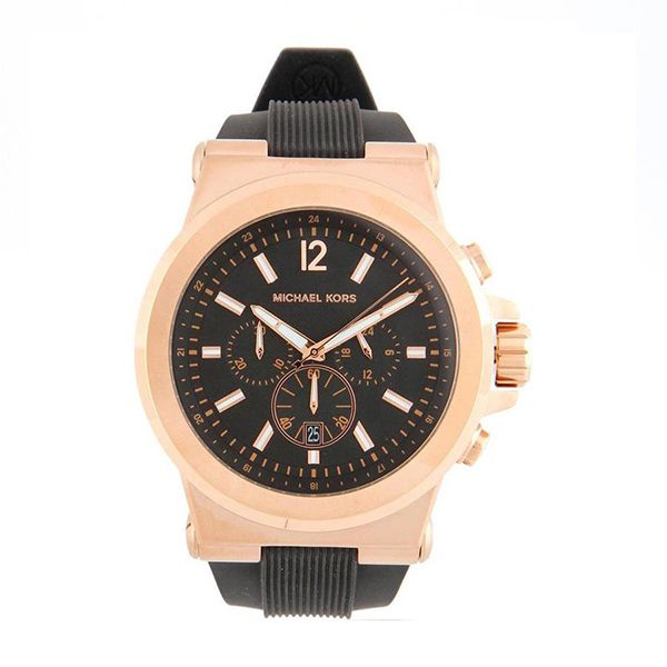 Đồng Hồ Nam Michael Kors MK8184 Màu Đen/Vàng Hồng - Đồng hồ - Vua Hàng Hiệu