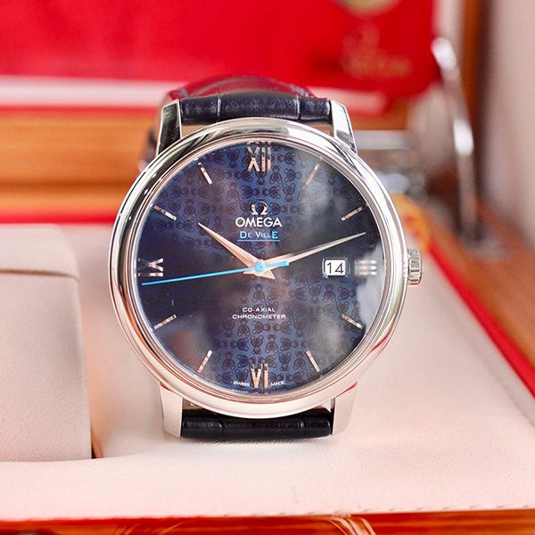 Đồng Hồ Nam Omega De Ville 424.13.40.20.03.003 42413402003003 Màu Xanh Navy - Đồng hồ - Vua Hàng Hiệu