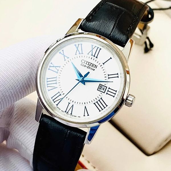 Đồng Hồ Nữ Citizen Eco Drive Dây Da Cá Sấu EW1568 – 04A Màu Đen - Đồng hồ - Vua Hàng Hiệu