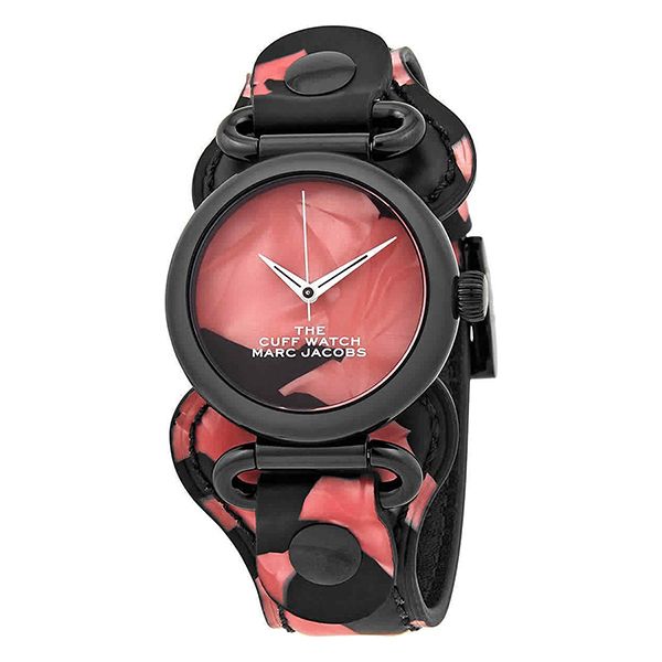 Đồng Hồ Nữ Marc Jacobs The Cuff Quartz Pink Dial MJ0120190885 Màu Đen Hồng - Đồng hồ - Vua Hàng Hiệu