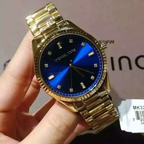 Đồng Hồ Nữ Michael Kors MK3240 Màu Xanh Vàng - Đồng hồ - Vua Hàng Hiệu
