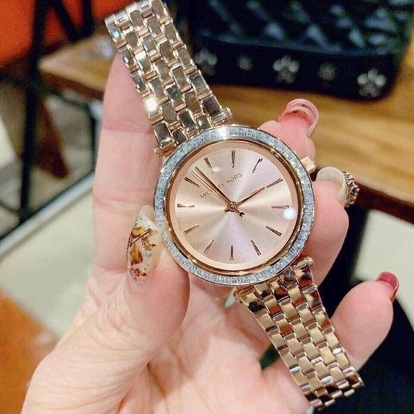 Đồng Hồ Nữ Michael Kors MK3366 Dây Kim Loại Màu Vàng Hồng - Đồng hồ - Vua Hàng Hiệu