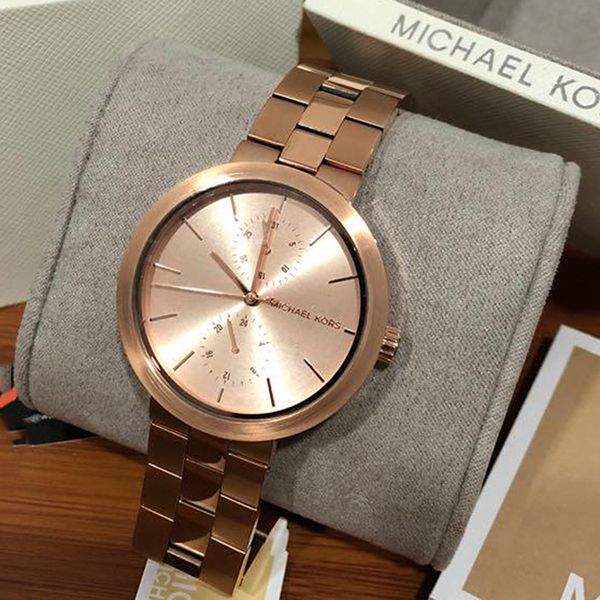 Đồng Hồ Nữ Michael Kors MK6409 Màu Vàng Hồng - Đồng hồ - Vua Hàng Hiệu