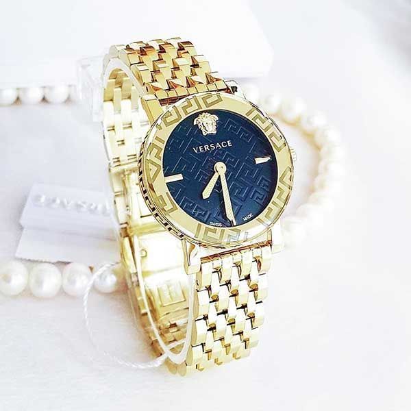 Đồng Hồ Nữ Versace Greca Glass Watch Màu Vàng - Đồng hồ - Vua Hàng Hiệu