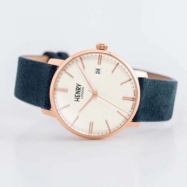 Đồng Hồ Unisex Henry London HL40-S-0358 Màu Xanh Than - Đồng hồ - Vua Hàng Hiệu