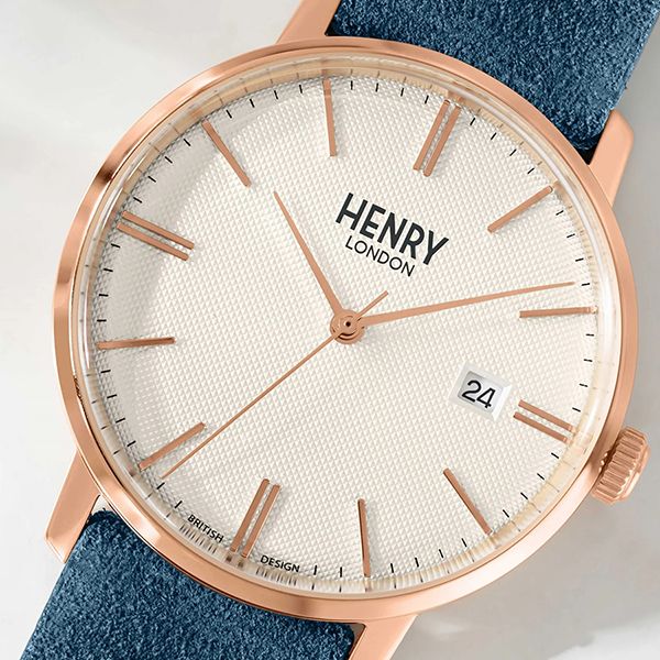 Đồng Hồ Unisex Henry London HL40-S-0358 Màu Xanh Than - Đồng hồ - Vua Hàng Hiệu