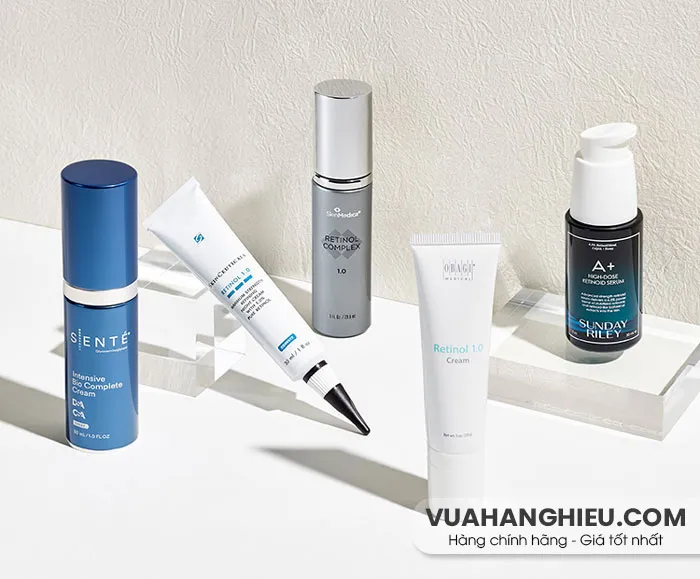 Top 11 kem dưỡng da retinol chống lão hóa chất lượng tốt hiện nay