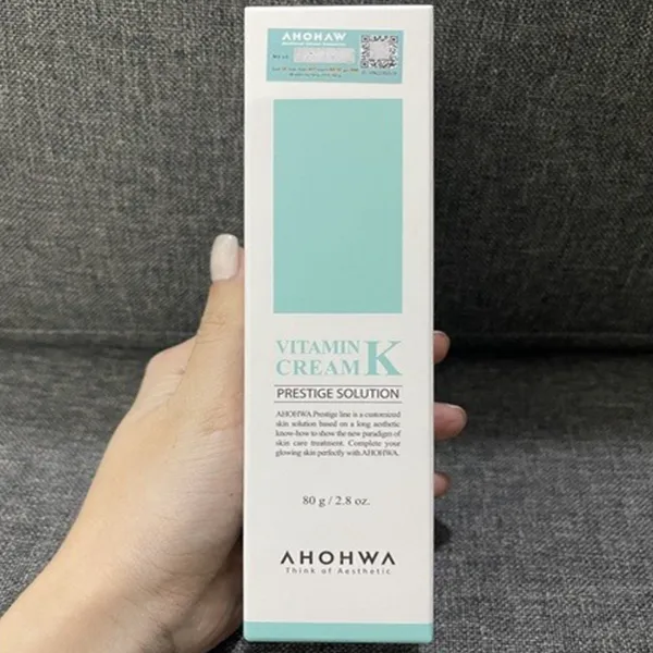 Kem Phục Hồi Da, Giảm Mao Mạch Và Mỏng Đỏ Ahohwa Vitamin K Cream 80g - Mỹ phẩm - Vua Hàng Hiệu