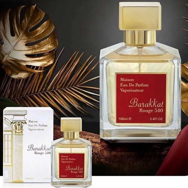 Nước Hoa Unisex Fragrance World Maison Eau De Parfum Vaporisateur Barakkat Rouge 540 EDP 100ml - Nước hoa - Vua Hàng Hiệu