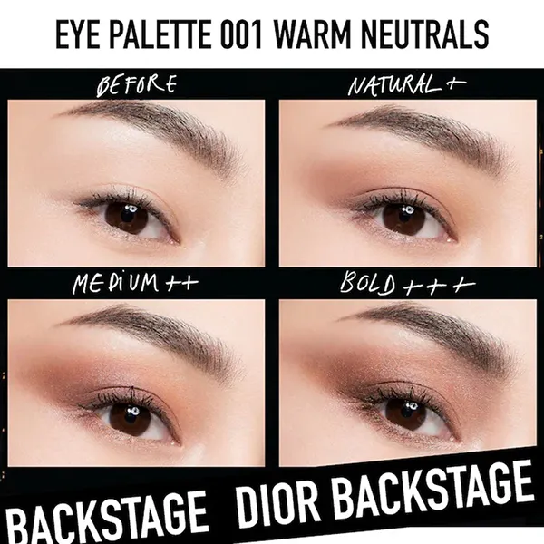 Phấn Mắt Dior Backstage Eye Palette 001 Warm Neutrals 9 Ô Màu - Trang điểm - Vua Hàng Hiệu
