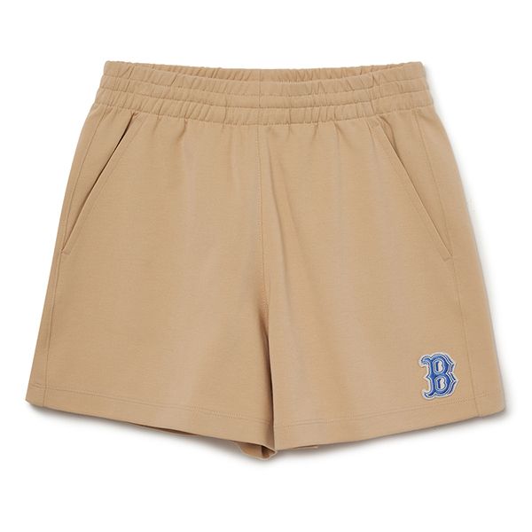 Quần Short Nữ MLB Boston Red Sox 3FSPB0433-43SAL Màu Kem - Thời trang - Vua Hàng Hiệu