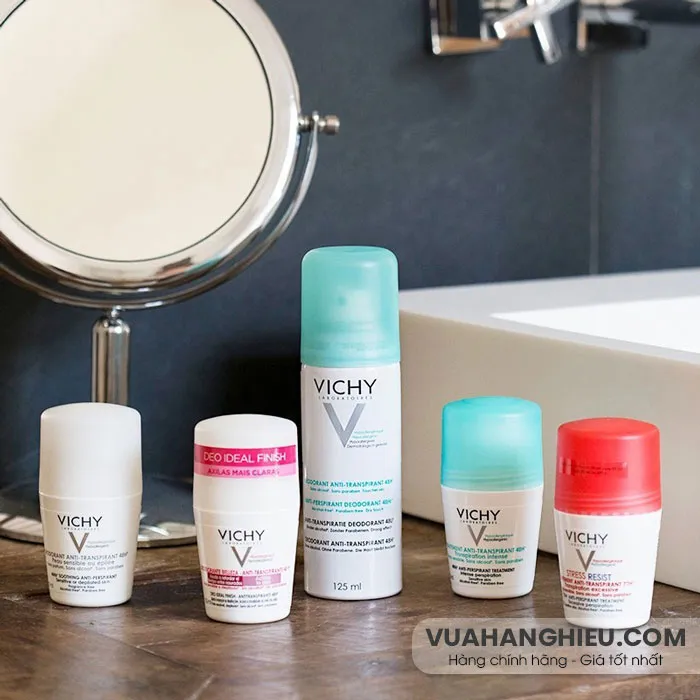 Review 5 sản phẩm lăn khử mùi Vichy được nhiều khách hàng yêu thích trên thị trường 2025