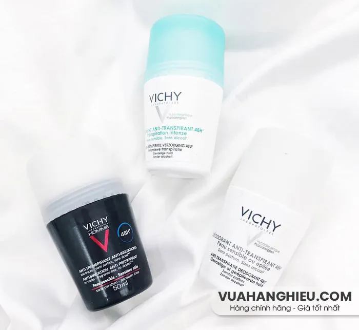 Review 5 sản phẩm lăn khử mùi Vichy được nhiều khách hàng yêu thích trên thị trường 2025