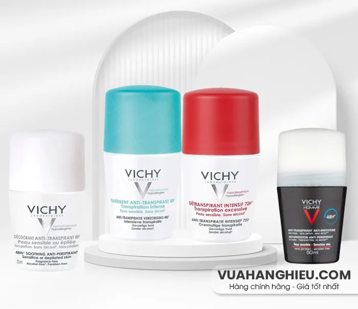 Review 5 sản phẩm lăn khử mùi Vichy được nhiều khách hàng yêu thích trên thị trường 2025