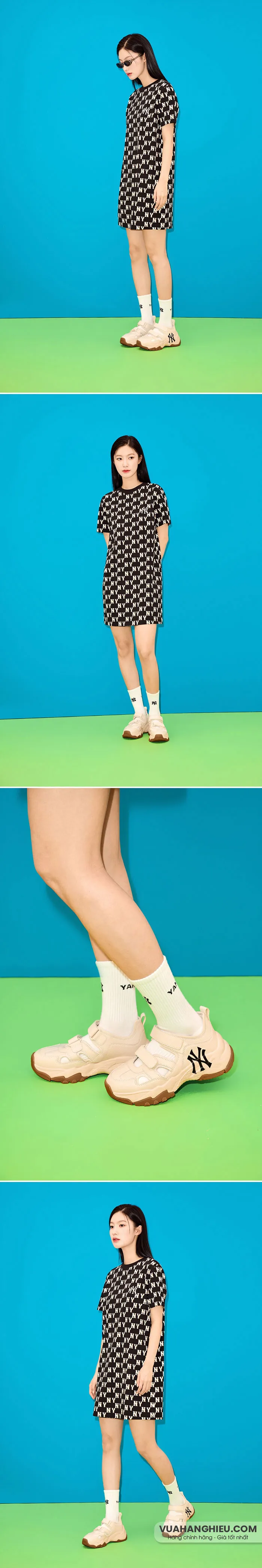 Review chi tiết giày sneaker MLB Big Ball Chunky Mask trendy 2025 - 9