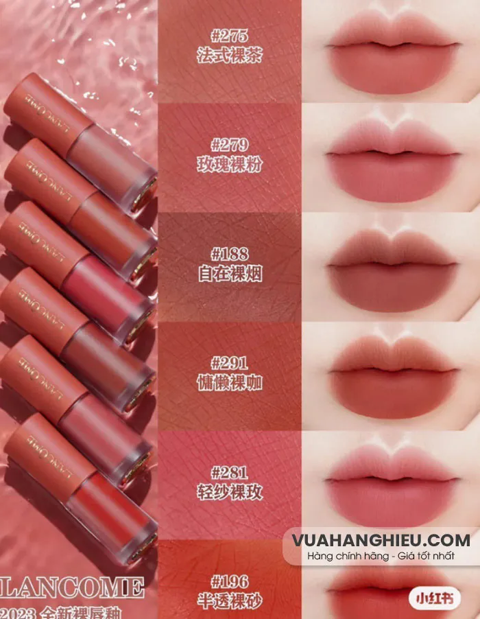 Review 7 thỏi son kem Lancôme bảng màu đẹp trendy 2025 - 8