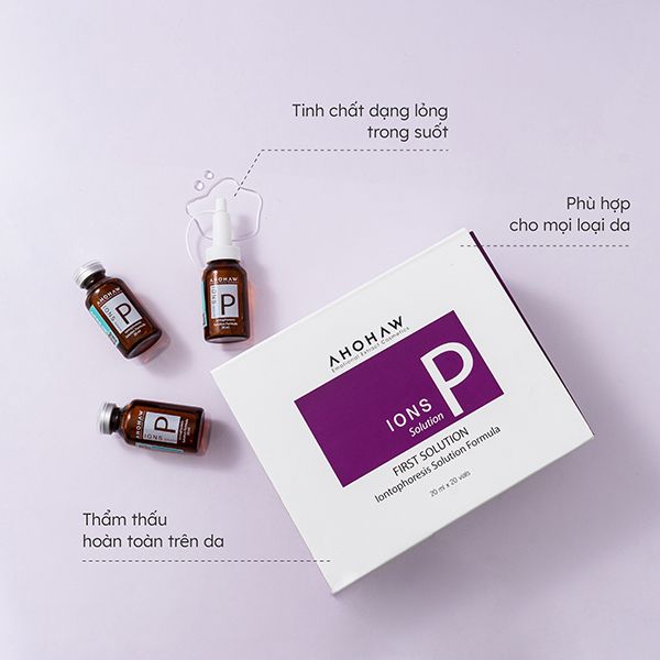 Tế Bào Gốc Noãn Thực Vật BIO PLACENTA Ahohwa Ions P Solution Hộp 20 Lọ x 20ml - Mỹ phẩm - Vua Hàng Hiệu