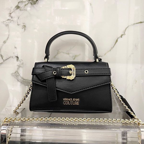 Túi Đeo Chéo Nữ Versace Jeans Couture Range F Special Buckle Sketch Bags Màu Đen - Túi xách - Vua Hàng Hiệu