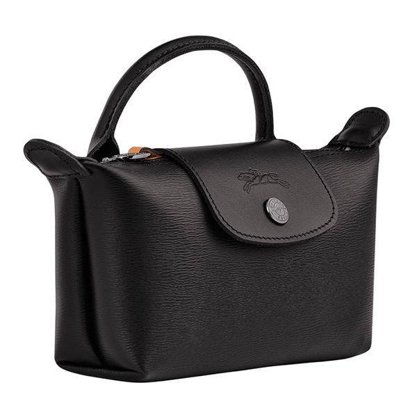 Túi Xách Tay Nữ Longchamp Le Pliage City Pouch With Handle Black 34175HYQ001 Màu Đen - Túi xách - Vua Hàng Hiệu