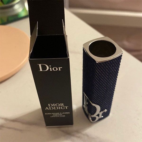 Vỏ Son Dior Addict Shine Lipstick Couture Case Màu Xanh Denim - Son Môi - Vua Hàng Hiệu