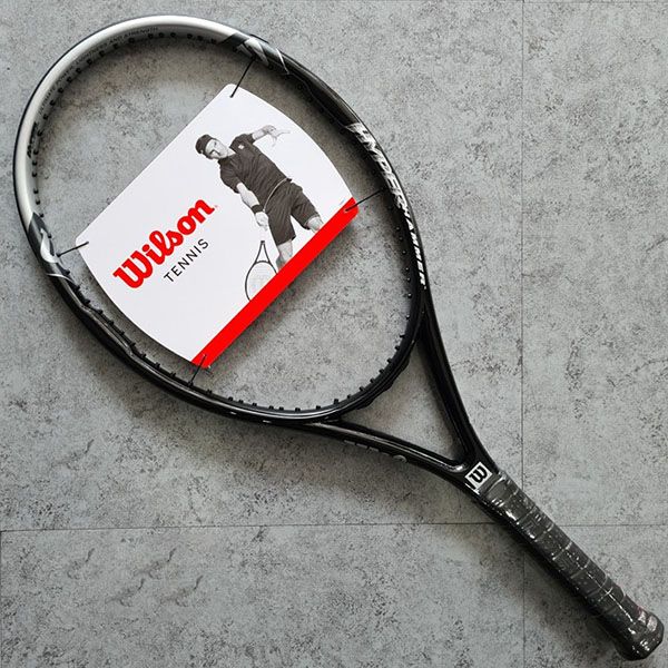 Vợt Tennis Wilson Hyper Hammer 5.3 2021 WR072011U2 Màu Xám Đen - Phụ kiện thể thao - Vua Hàng Hiệu