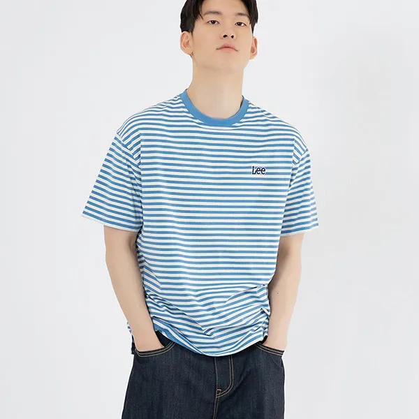 Áo Phông Lee Tshirt Kẻ Sọc Xanh Size S - Thời trang - Vua Hàng Hiệu