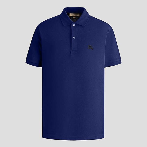 Áo Polo Burberry Oxford Abown Blue With Black Logo 8036257 Màu Xanh Đậm Size S - Thời trang - Vua Hàng Hiệu