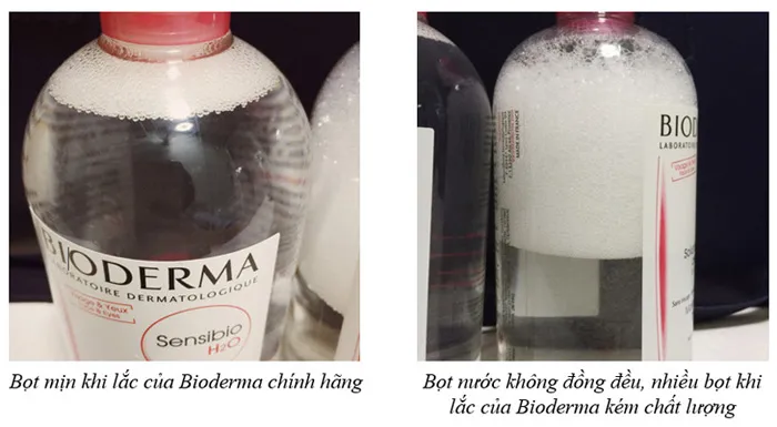 10 cách phân biệt nước tẩy trang Bioderma thật và giả