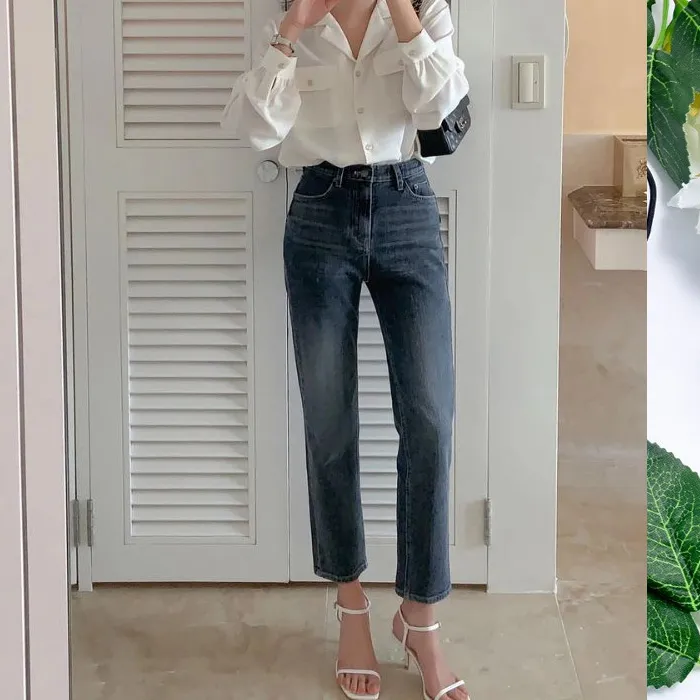 10 cách phối đồ với quần jean ống đứng trẻ trung, hiện đại
