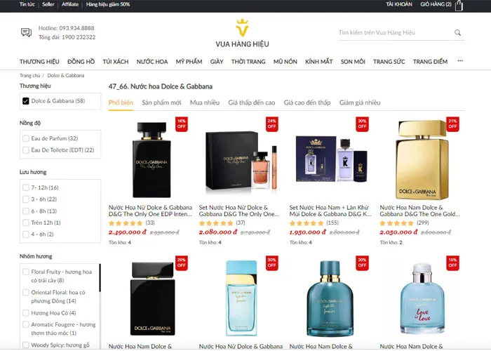 6 cách phân biệt nước hoa Dolce&Gabbana thật giả chính xác