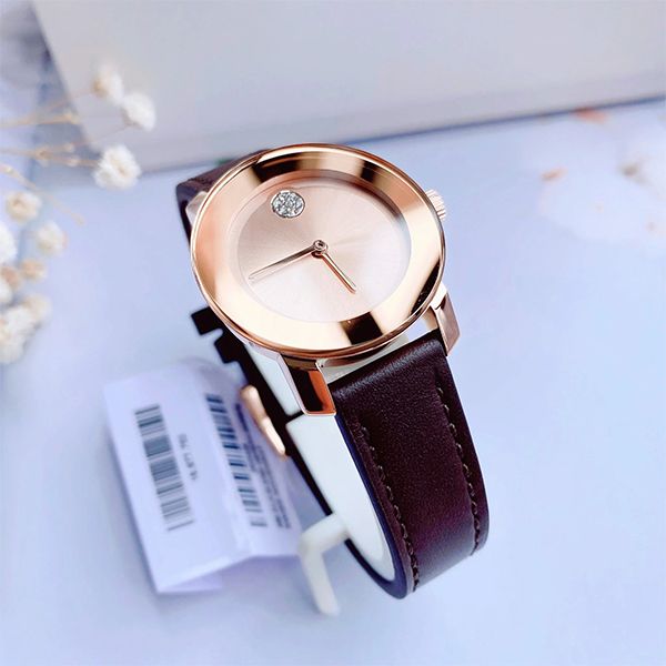 Đồng Hồ Nữ Movado Bold Sunray Dark Watch 3600438 Màu Đen Phối Vàng Hồng Size 30mm - Đồng hồ - Vua Hàng Hiệu