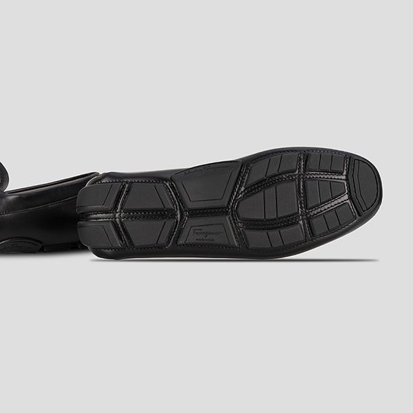 Giày Lười Nam Salvatore Ferragamo Mocca Silver Horsebit Buckle Moccasins ZM95922 Màu Đen Size 41 - Giày - Vua Hàng Hiệu