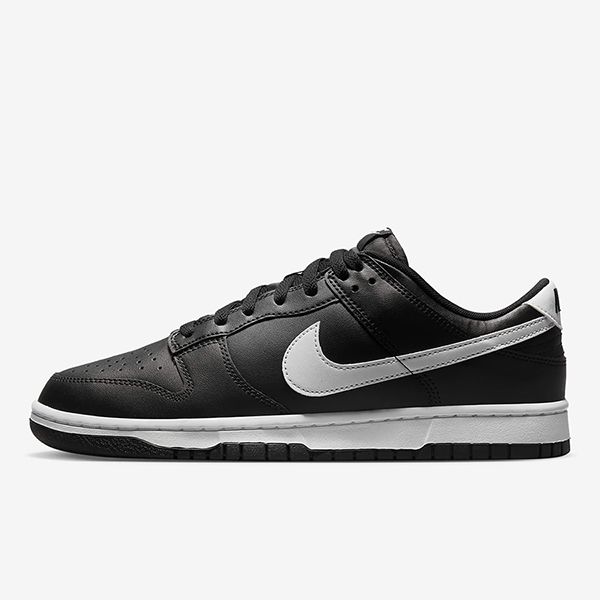Giày Thể Thao Nam Nike Dunk Low Retro DV0831-002 Màu Đen Trắng Size 40.5 - Giày - Vua Hàng Hiệu