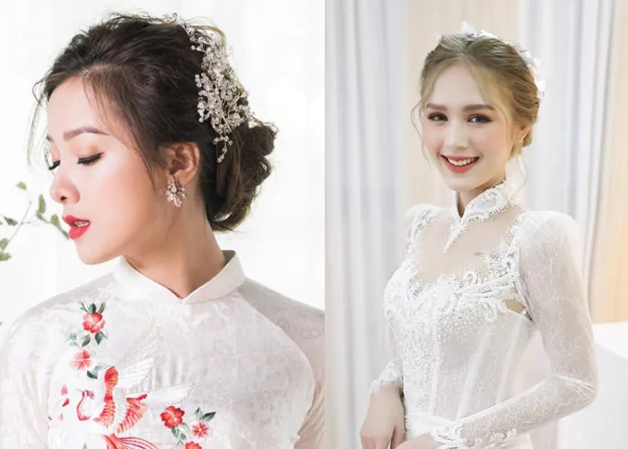 21+ kiểu tóc mặc áo dài vô cùng đẹp cho mọi dịp