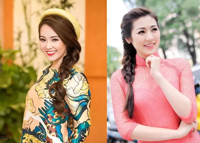 21+ kiểu tóc mặc áo dài vô cùng đẹp cho mọi dịp