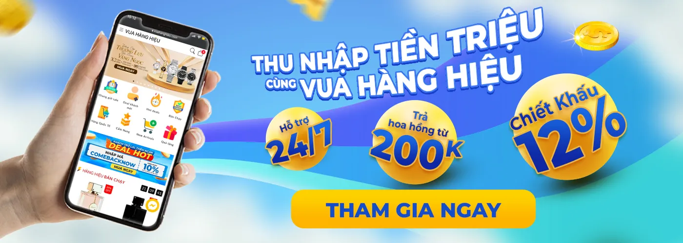 Đăng ký Affiliate Vua Hàng Hiệu - Tiếp thị liên kết hoa hồng cực cao