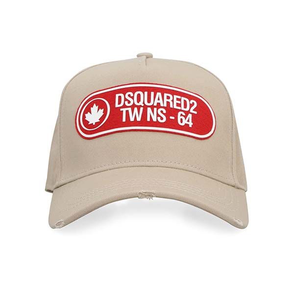 Mũ Dsquared2 Logo Baseball Cap Màu Be - Mũ nón - Vua Hàng Hiệu