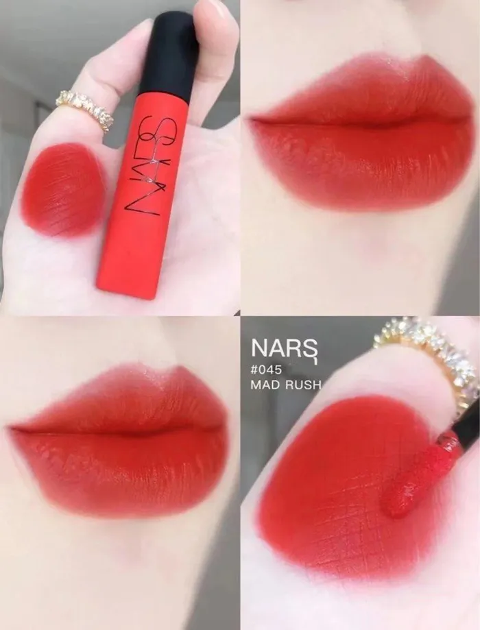 Review 8 màu son kem Nars Air Matte Lip Color trendy