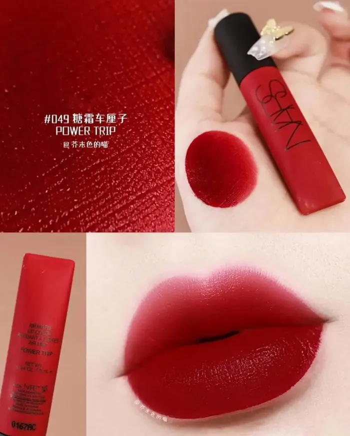 Review 8 màu son kem Nars Air Matte Lip Color trendy