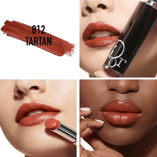 Son Dior Addict Hydrating Shine Lipstick 812 Tartan Màu Đỏ Nâu Đất - Son Môi - Vua Hàng Hiệu
