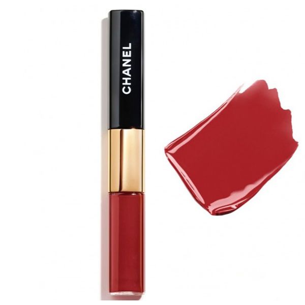 Son Kem Chanel Duo Ultra Tenue Liquid 49 Ever Red Màu Đỏ Đậm - Son Môi - Vua Hàng Hiệu