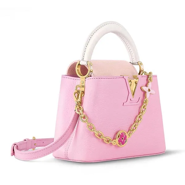 Túi Xách Tay Nữ Louis Vuitton LV Capucines Mini M22375 Màu Hồng - Túi xách - Vua Hàng Hiệu
