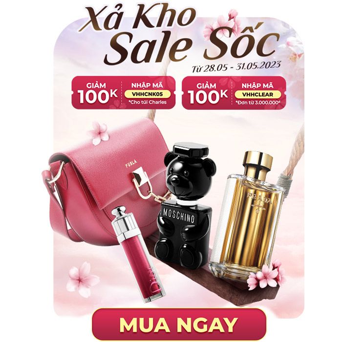 Vua Hàng Hiệu Xả Kho: Sale sập giá toàn sàn, tặng ngay 100K, ưu đãi giờ vàng deal hot