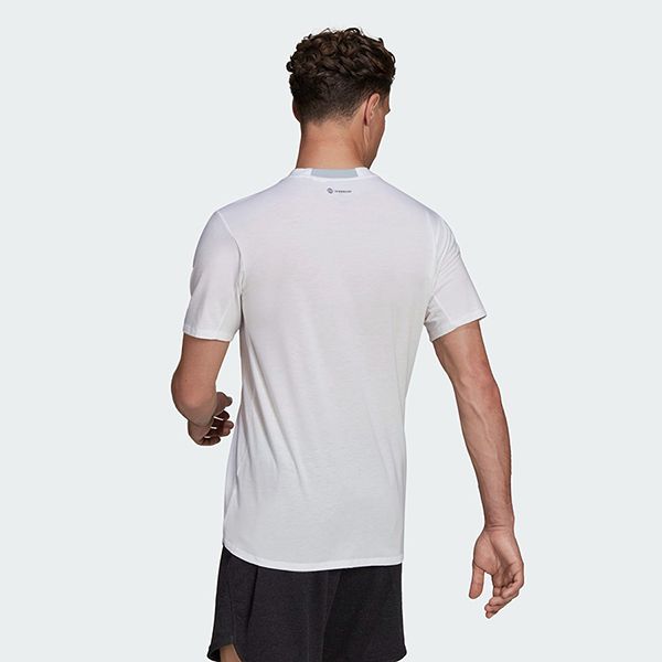 Áo Thun Nam Adidas Designed For Training Tee Tshirt HA6363 Màu Trắng Size M - Thời trang - Vua Hàng Hiệu