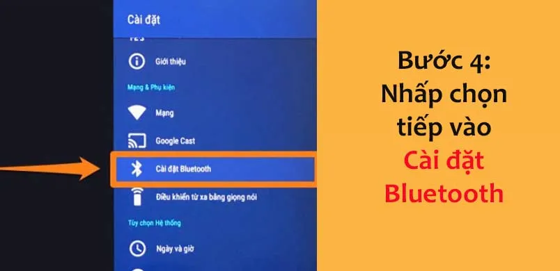 Cách kết nối loa bluetooth với tivi từng bước rất đơn giản