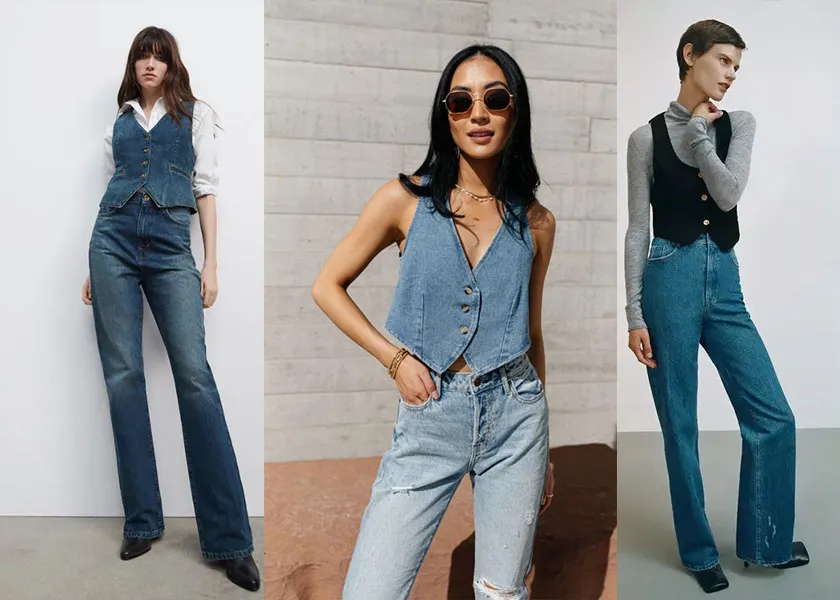 Khám phá 7 cách phối đồ với áo vest gile nữ sành điệu đang 