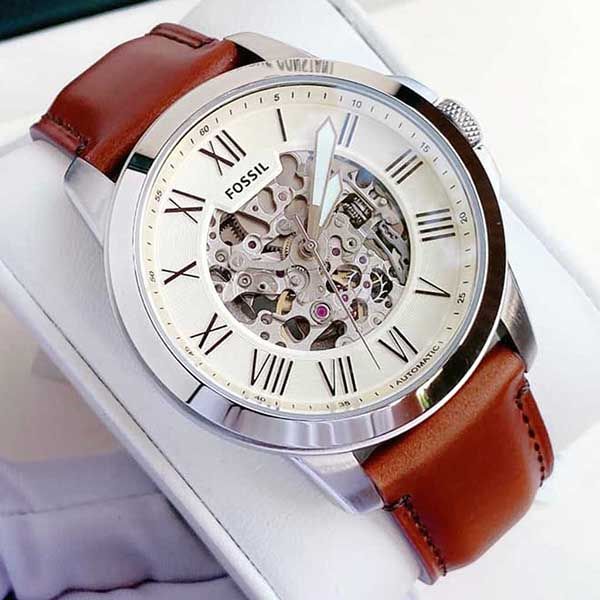 Đồng Hồ Nam Fossil Grant ME3099 Màu Nâu Trắng - Đồng hồ - Vua Hàng Hiệu