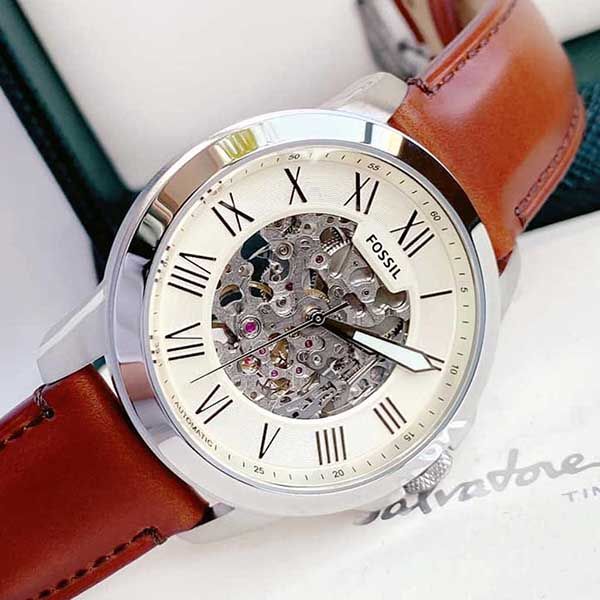 Đồng Hồ Nam Fossil Grant ME3099 Màu Nâu Trắng - Đồng hồ - Vua Hàng Hiệu